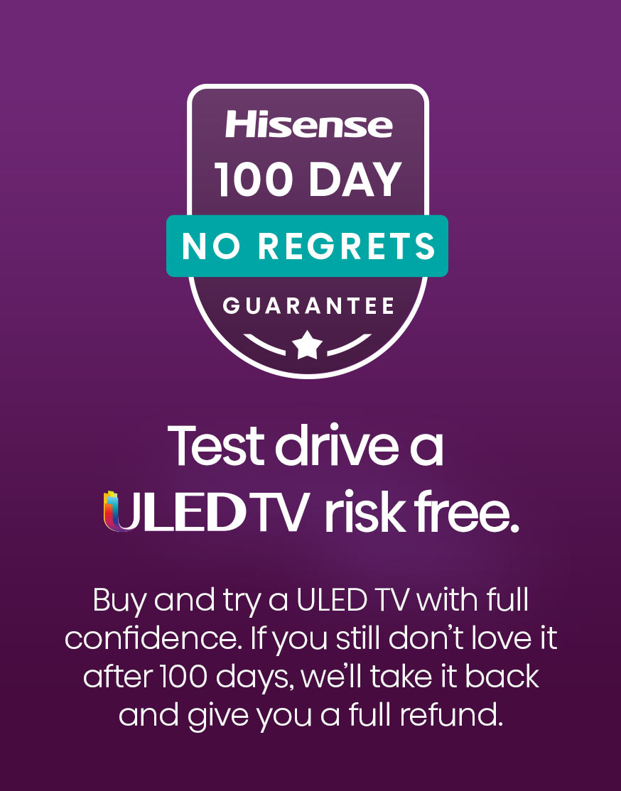 test drive a uled tv risk free