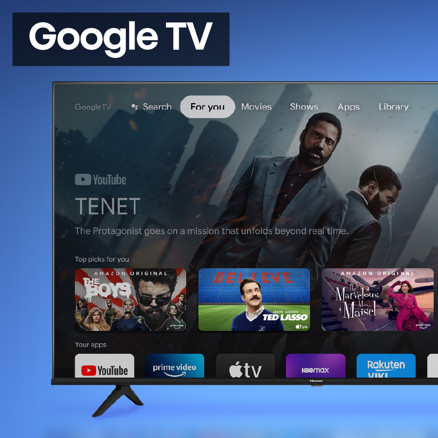 Hisense 43 Class A6 Series LED 4K UHD Smart Google TV 43A65H (43A65H) -  Hisense USA