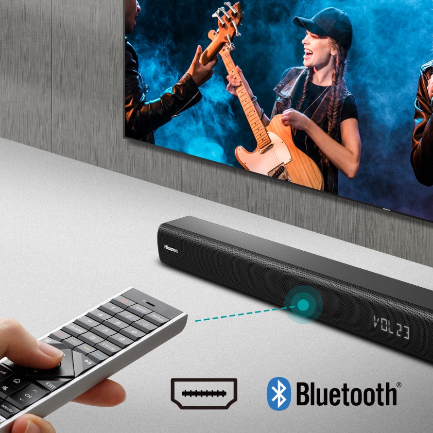 Hisense presenta la sua soundbar HS218, 200W di potenza per i più esigenti