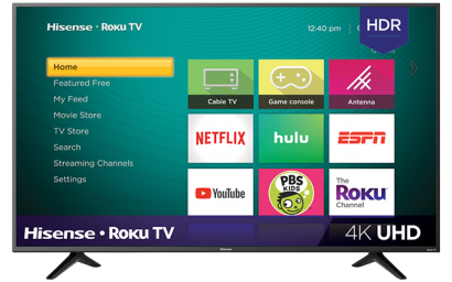 4K UHD Hisense Roku TV with HDR (2019) (50R7F) - Hisense USA