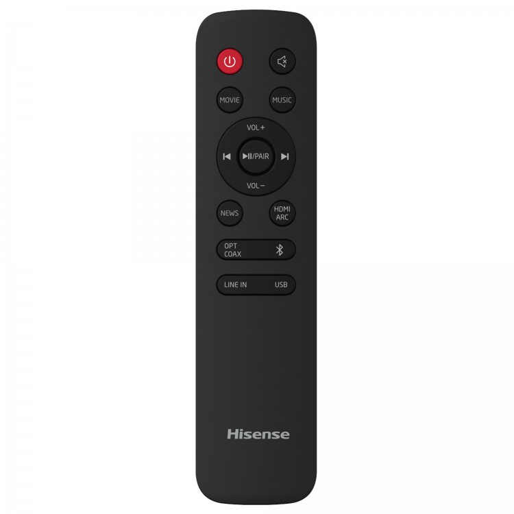 Hisense HS205 Barra de Sonido de 2.0 Canales, 60 W, Roku TV Listo, Mejora  el Disfrute de la televisión, Bluetooth, HDMI ARC/óptico/AUX/USB, 3 Modos  de ecualización : : Electrónicos