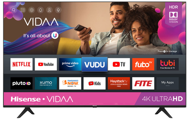 65" 4K UHD Hisense Vidaa Smart TV (2020)