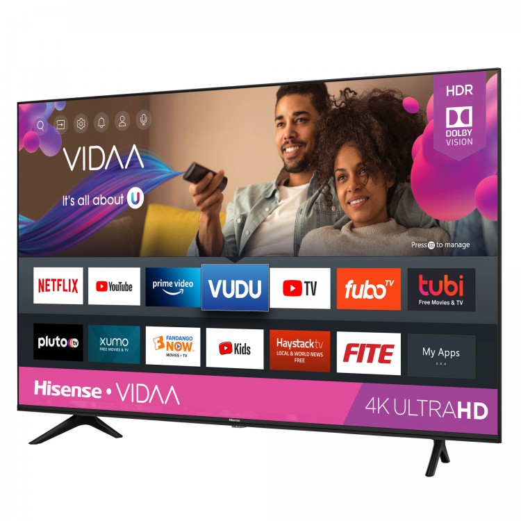 HISENSE 43 clase A4 serie LED Full HD 1080P Smart Vidaa TV 43A4KV :  Electrónica 