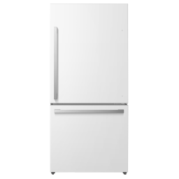 Hisense N 17.2-cu ft Counter-Depth Bottom-Freezer Refrigerator