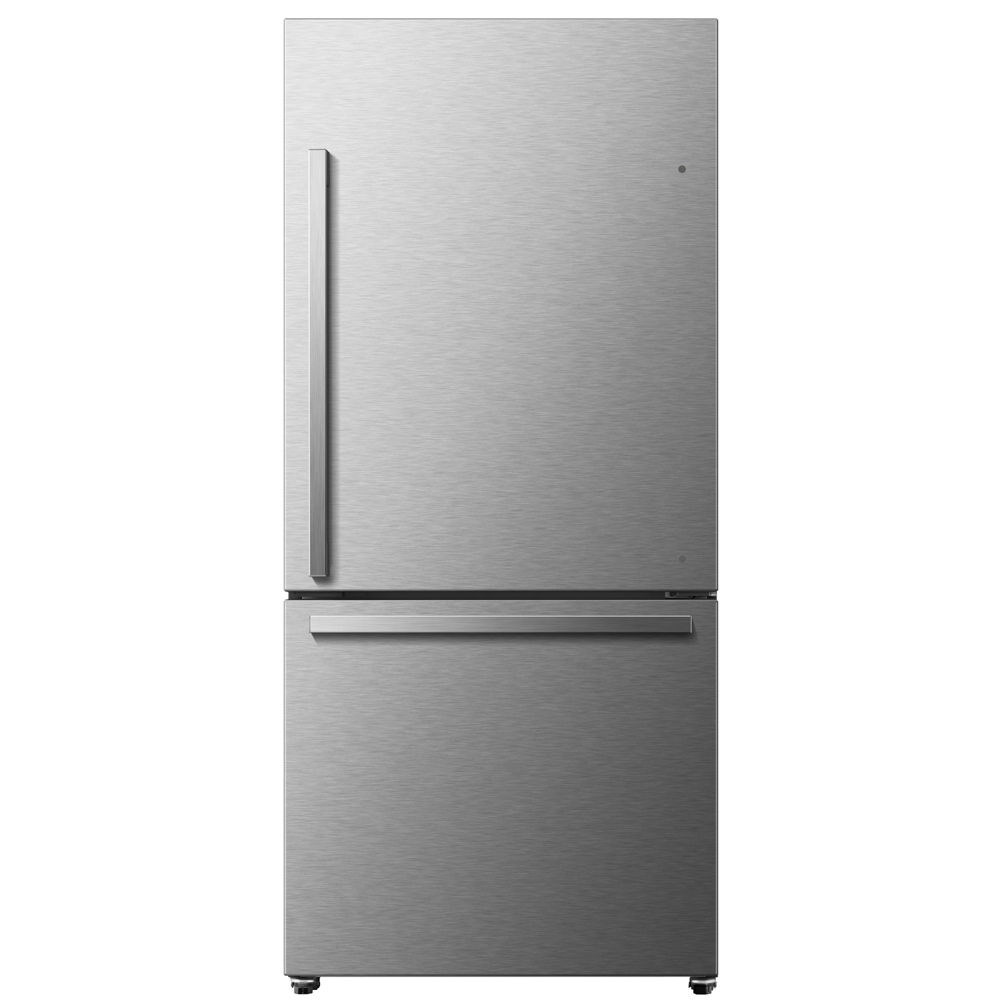 refrigerator with bottom freezer with ice maker