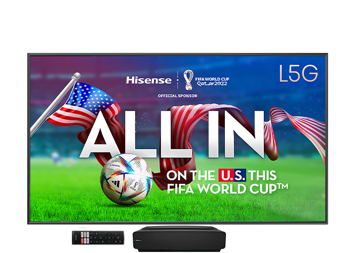 Hisense 100L5G-CINE100A - Televisor láser 4K UHD, proyector de alcance  ultra corto UST con pantalla ALR de 100 pulgadas, 2700 lúmenes ANSI, TV
