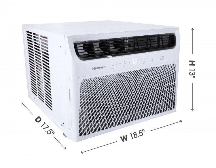 HISENSE 8000BTU WNDW AC WIFI (AW0822CW1W) Hisense USA
