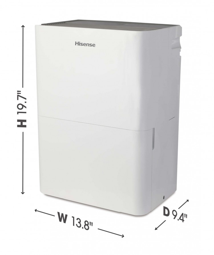 Hisense 35Pint 2Speed Dehumidifier, Energy star (DH5022K1W) Hisense USA