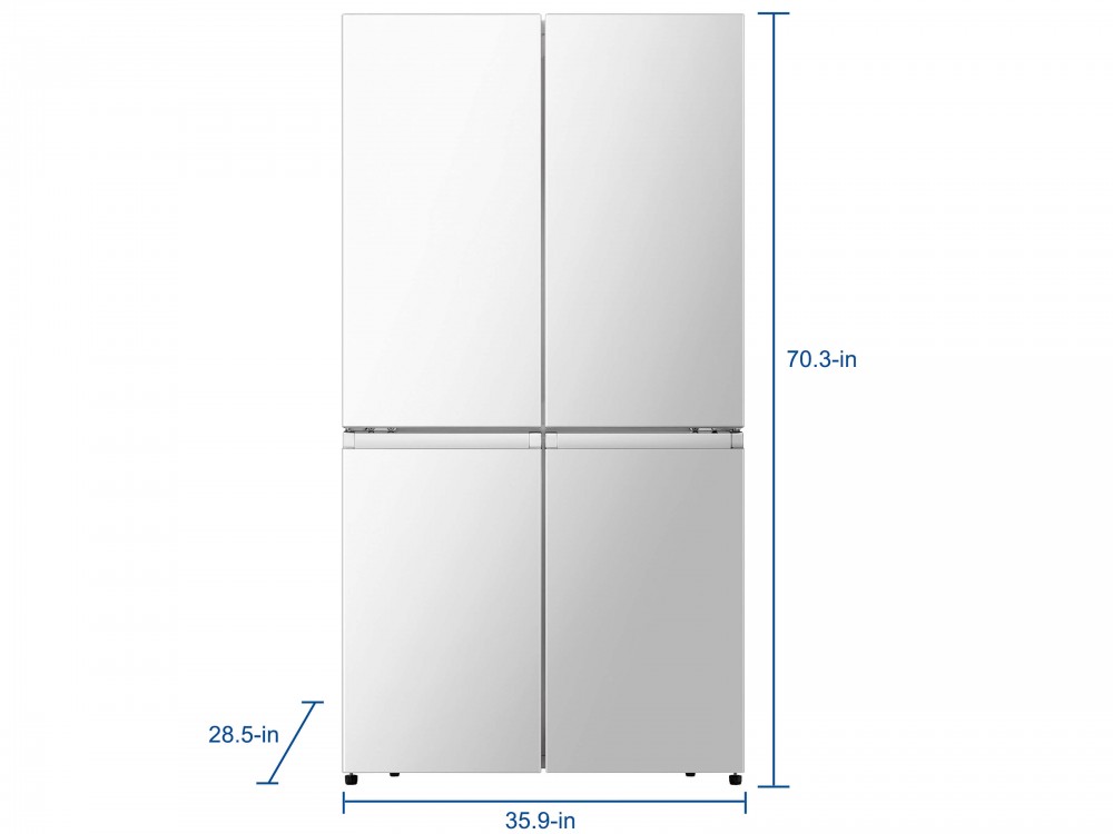 14.8 cu.ft. Flat Door Refrigerator (HRQ215N6BWD) - Hisense USA