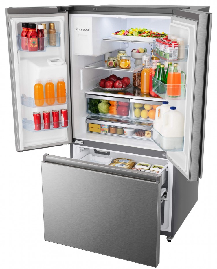 Hisense 25.4cu ft French Door Refrigrator with Dual Ice Maker