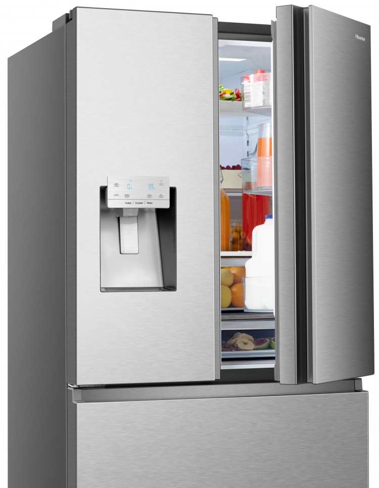 Hisense 25.4cu ft French Door Refrigrator with Dual Ice Maker