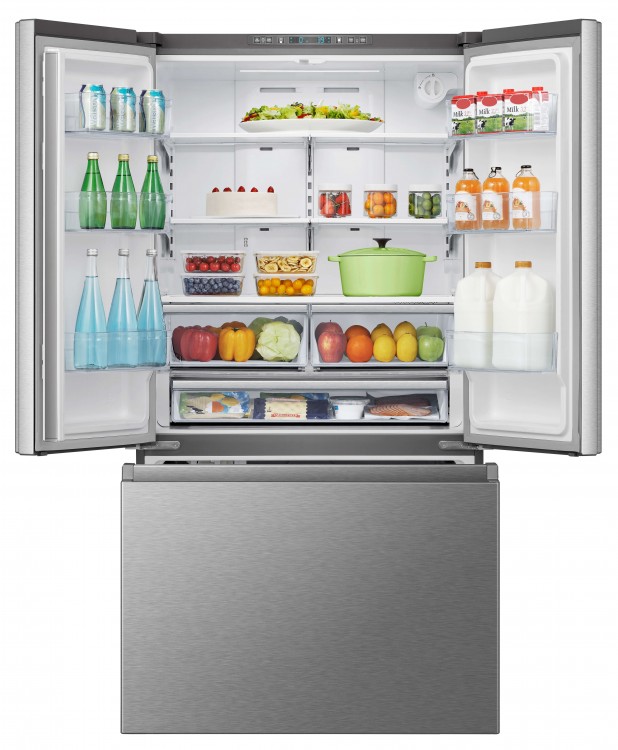 36 inch 21.2 CF French Door Refrigerator with Ice Maker and 