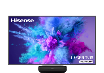 Hisense 100L5G-DLT100B 100-inch 4K Smart Laser TV, Including Hard Screen,  with an Additional 3 Year Coverage by Epic Protect (2022)