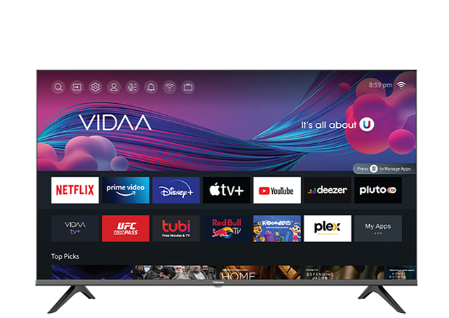 TV Hisense 50'' UHD 4K Vidaa Dolby Vision Smart 50A6K 2023