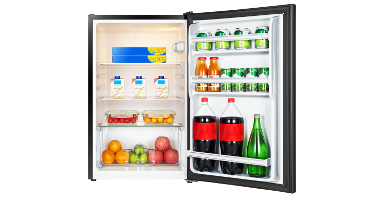 4.4 Cu. Ft. Glass Door Compact Refrigerator (RS44G1) - Hisense USA